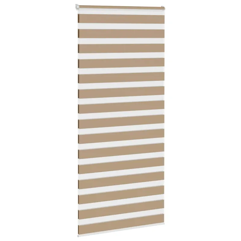 Zebro žaliuzė, smėlio rudos spalvos, 110x200 cm, audinys, plotis 105,9 cm, poliesteris