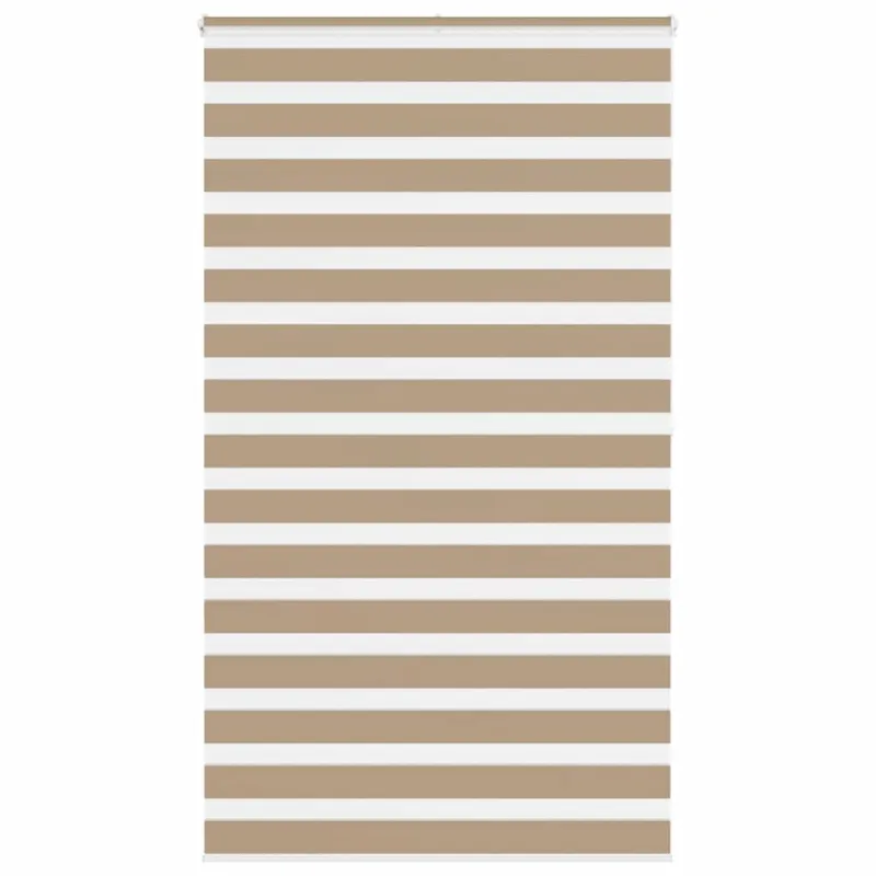Zebro žaliuzė, smėlio rudos spalvos, 125x200 cm, audinys, plotis 120,9 cm, poliesteris
