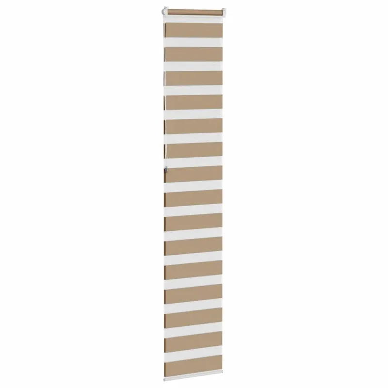 Zebro žaliuzė, smėlio rudos spalvos, 40x230 cm, audinys, plotis 35,9 cm, poliesteris