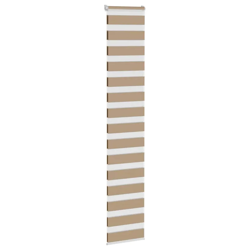 Zebro žaliuzė, smėlio rudos spalvos, 50x230 cm, audinys, plotis 45,9 cm, poliesteris