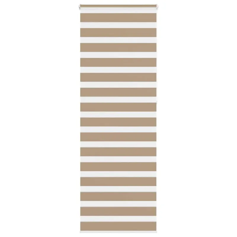 Zebro žaliuzė, smėlio rudos spalvos, 75x230 cm, audinys, plotis 70,9 cm, poliesteris