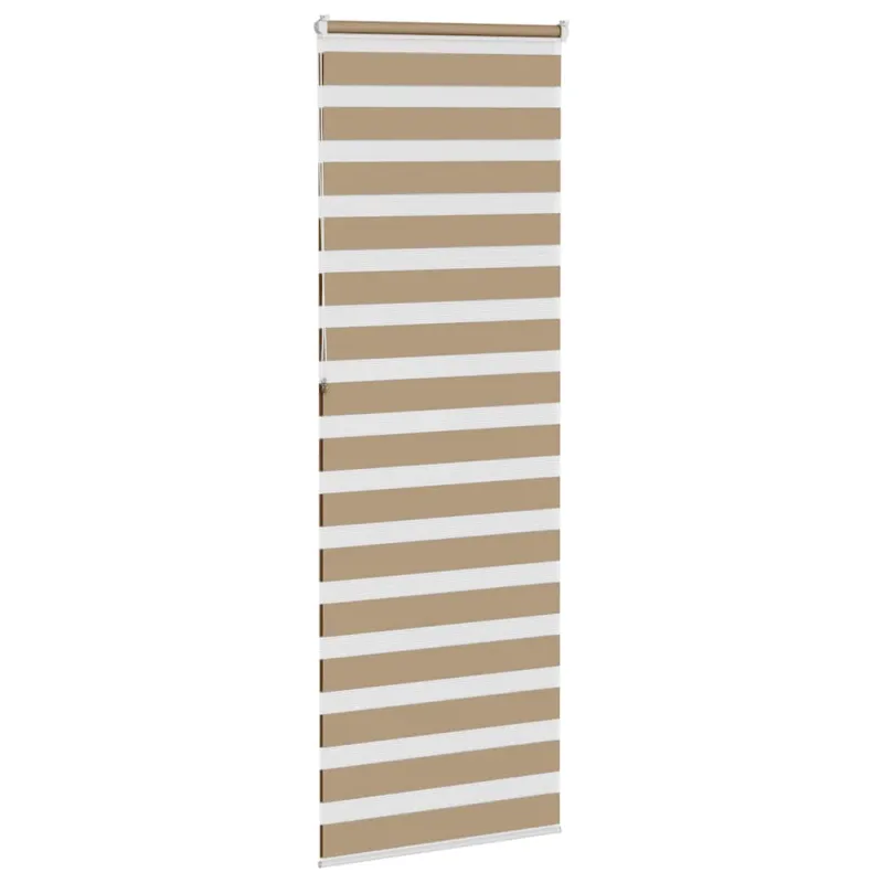 Zebro žaliuzė, smėlio rudos spalvos, 75x230 cm, audinys, plotis 70,9 cm, poliesteris