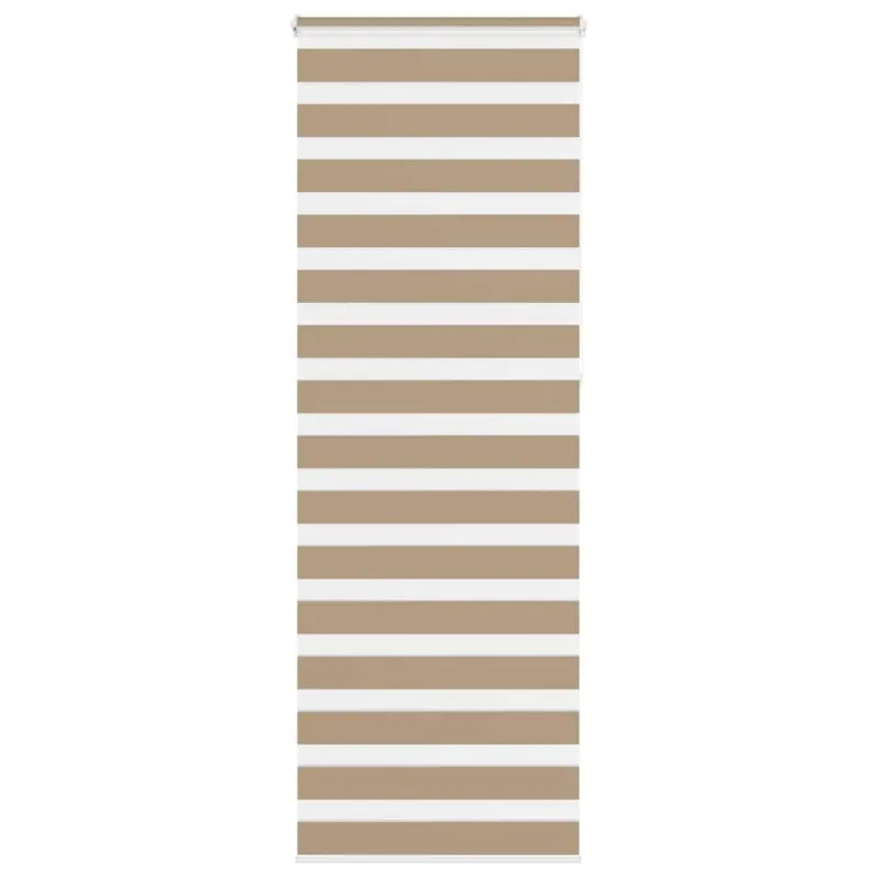 Zebro žaliuzė, smėlio rudos spalvos, 80x230 cm, audinys, plotis 75,9 cm, poliesteris