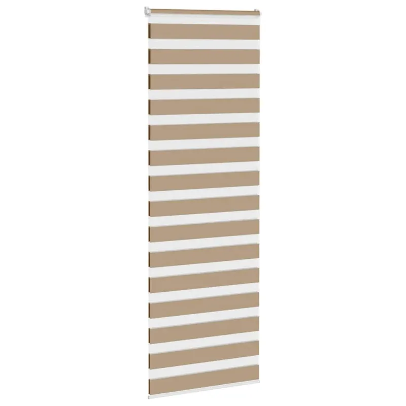 Zebro žaliuzė, smėlio rudos spalvos, 80x230 cm, audinys, plotis 75,9 cm, poliesteris
