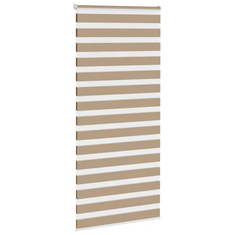 Zebro žaliuzė, smėlio rudos spalvos, 95x230 cm, audinys, plotis 90,9 cm, poliesteris