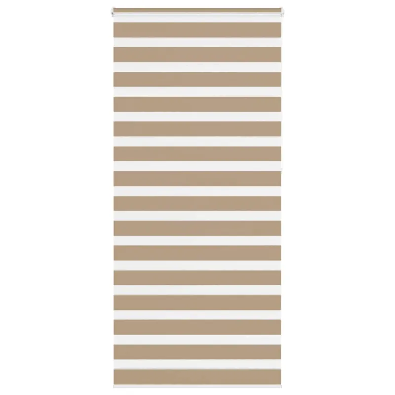 Zebro žaliuzė, smėlio rudos spalvos, 115x230 cm, audinys, plotis 110,9 cm, poliesteris
