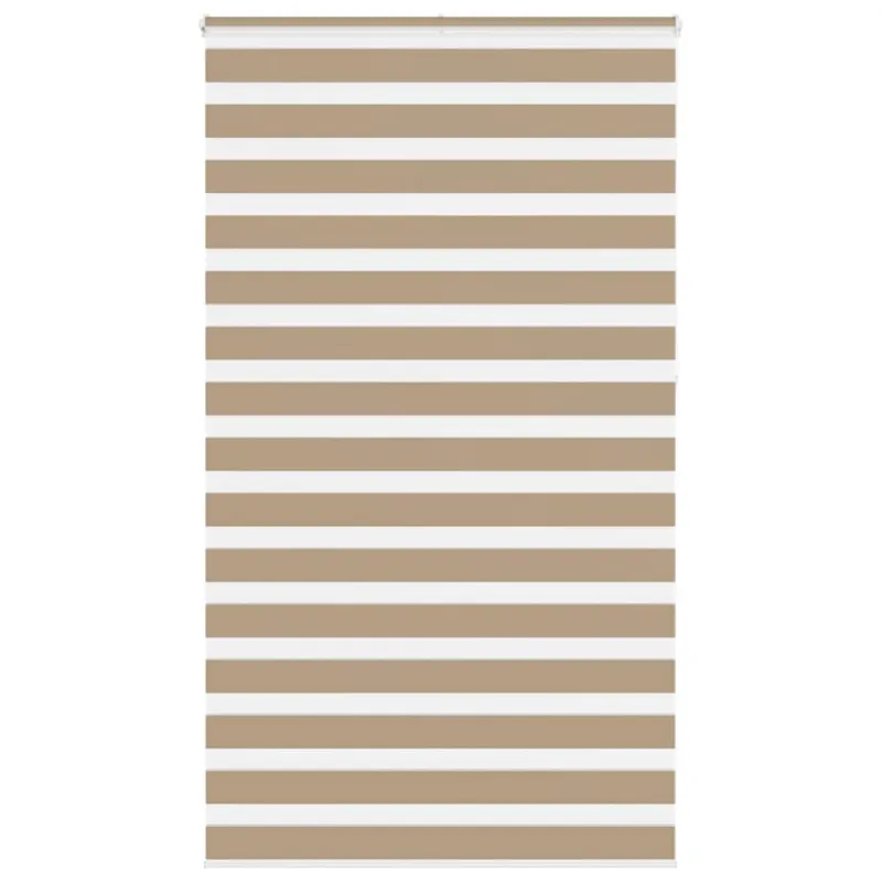 Zebro žaliuzė, smėlio rudos spalvos, 130x230 cm, audinys, plotis 125,9 cm, poliesteris