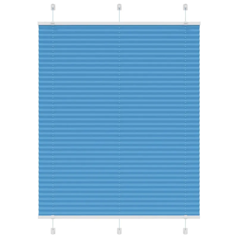 Klostuotos žaliuzės, mėlynos, 110x100 cm, audinys, plotis 109,4 cm, poliesteris