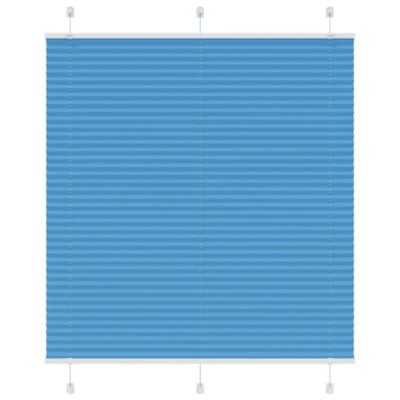 Klostuotos žaliuzės, mėlynos, 120x100 cm, audinys, plotis 119,4 cm, poliesteris