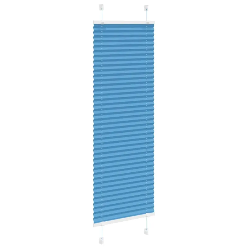 Klostuotos žaliuzės, mėlynos, 40x150 cm, audinys, plotis 39,4 cm, poliesteris