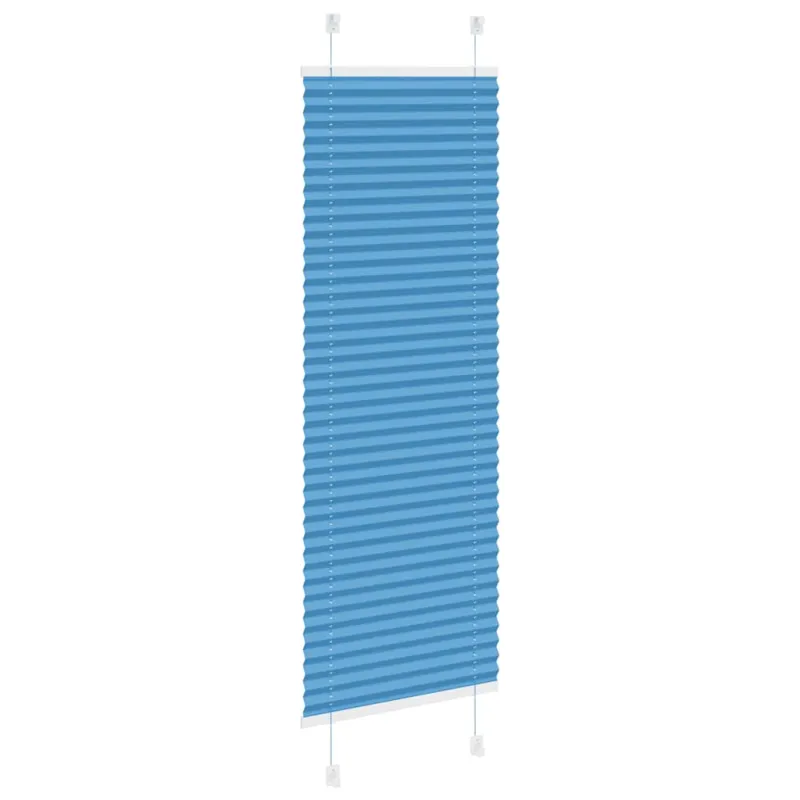 Klostuotos žaliuzės, mėlynos, 50x150 cm, audinys, plotis 49,4 cm, poliesteris