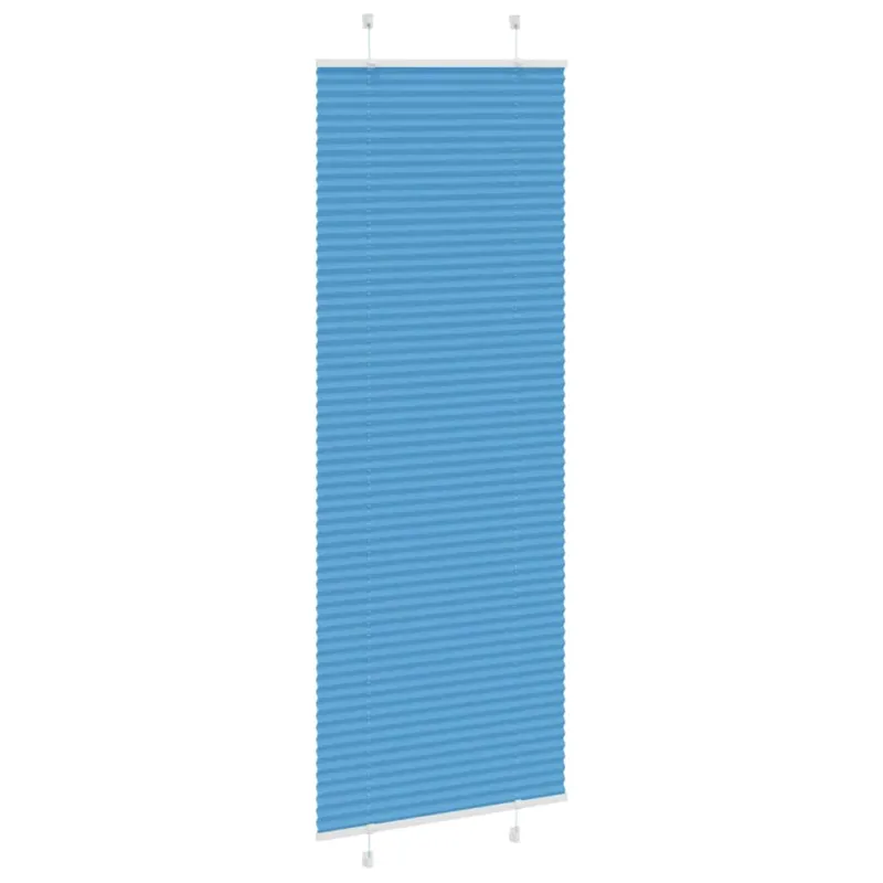 Klostuotos žaliuzės, mėlynos, 70x200 cm, audinys, plotis 69,4 cm, poliesteris