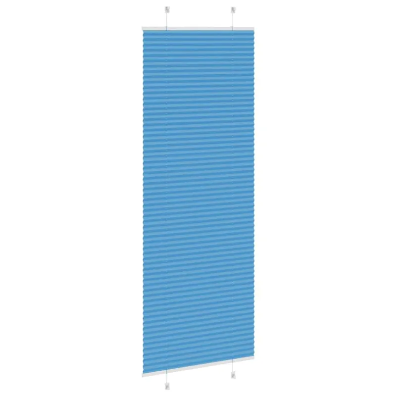 Klostuotos žaliuzės, mėlynos, 70x200 cm, audinys, plotis 69,4 cm, poliesteris