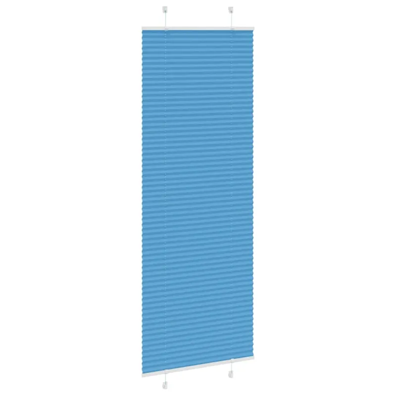 Klostuotos žaliuzės, mėlynos, 75x200 cm, audinys, plotis 74,4 cm, poliesteris