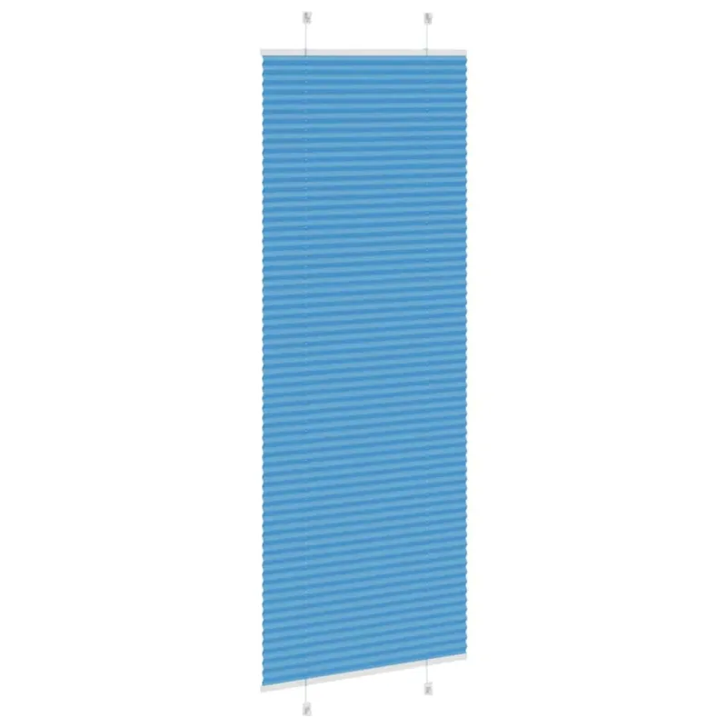 Klostuotos žaliuzės, mėlynos, 75x200 cm, audinys, plotis 74,4 cm, poliesteris