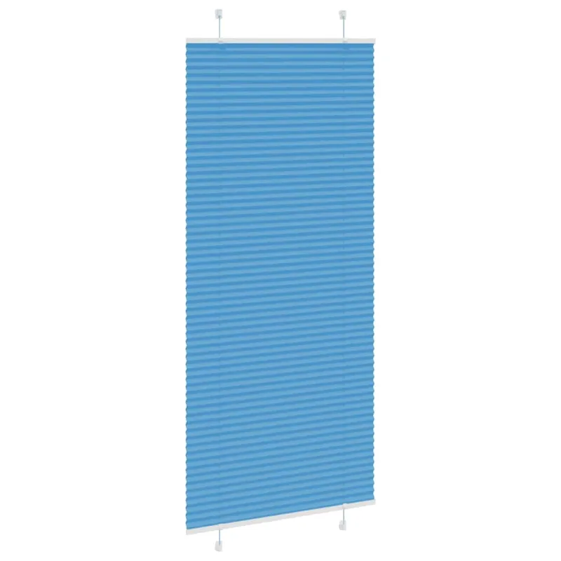 Klostuotos žaliuzės, mėlynos, 95x200 cm, audinys, plotis 94,4 cm, poliesteris
