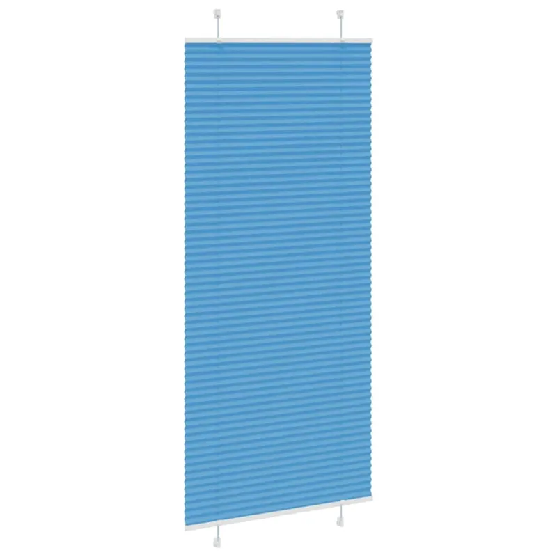 Klostuotos žaliuzės, mėlynos, 100x200 cm, audinys, plotis 99,4 cm, poliesteris