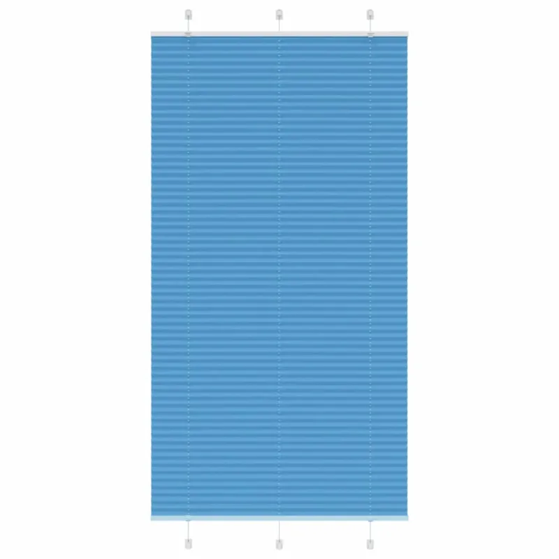 Klostuotos žaliuzės, mėlynos, 105x200 cm, audinys, plotis 104,4 cm, poliesteris