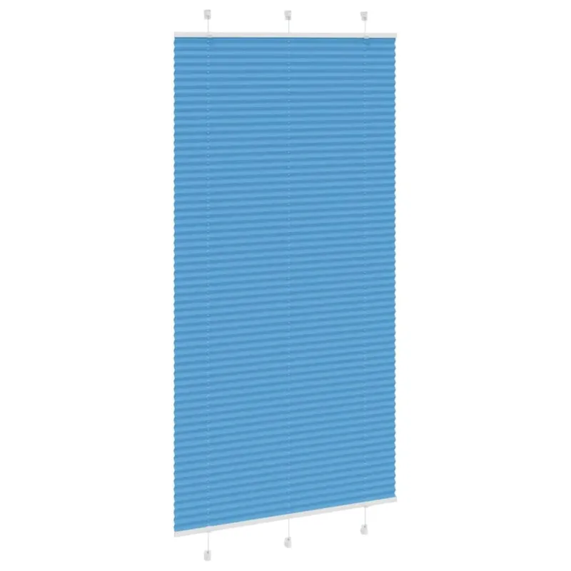 Klostuotos žaliuzės, mėlynos, 105x200 cm, audinys, plotis 104,4 cm, poliesteris