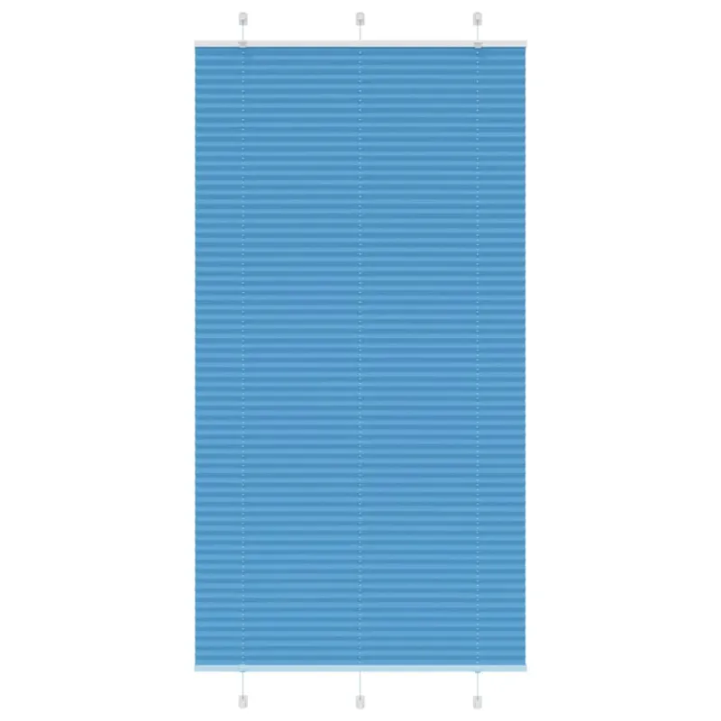 Klostuotos žaliuzės, mėlynos, 110x200 cm, audinys, plotis 109,4 cm, poliesteris