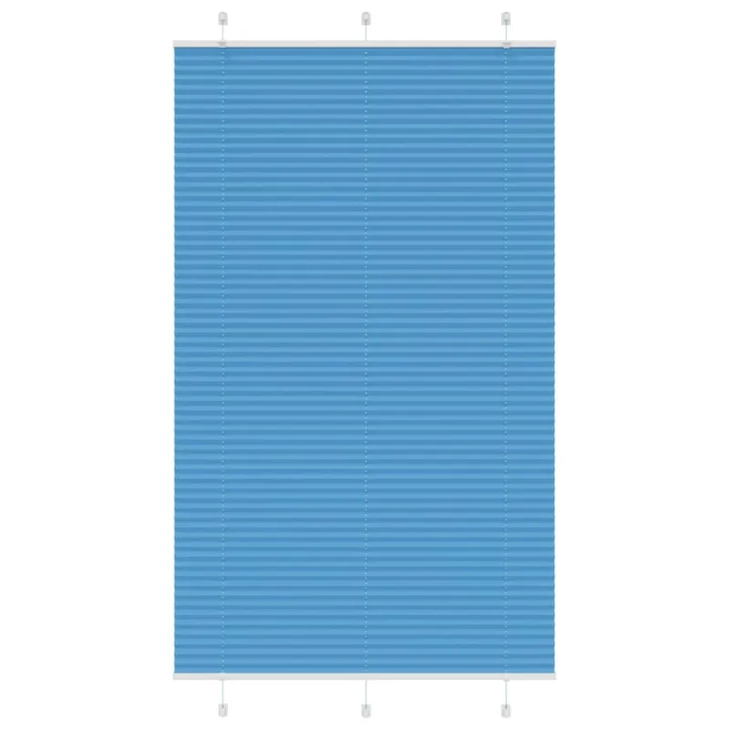 Klostuotos žaliuzės, mėlynos, 115x200 cm, audinys, plotis 114,4 cm, poliesteris