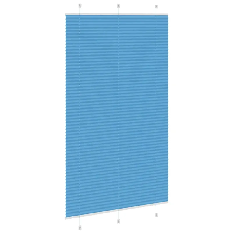 Klostuotos žaliuzės, mėlynos, 115x200 cm, audinys, plotis 114,4 cm, poliesteris