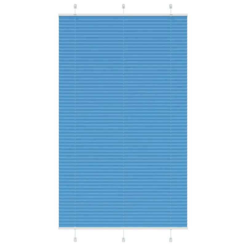 Klostuotos žaliuzės, mėlynos, 120x200 cm, audinys, plotis 119,4 cm, poliesteris