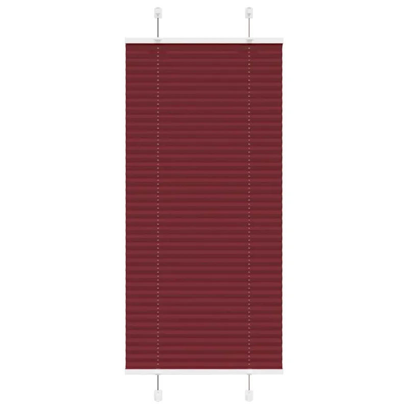 Klostuotos žaliuzės, bordo spalvos, 55x100 cm, audinys, plotis 54,4 cm, poliesteris