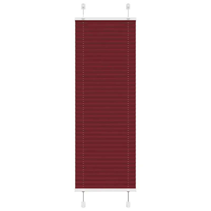 Klostuotos žaliuzės, bordo spalvos, 50x150 cm, audinys, plotis 49,4 cm, poliesteris