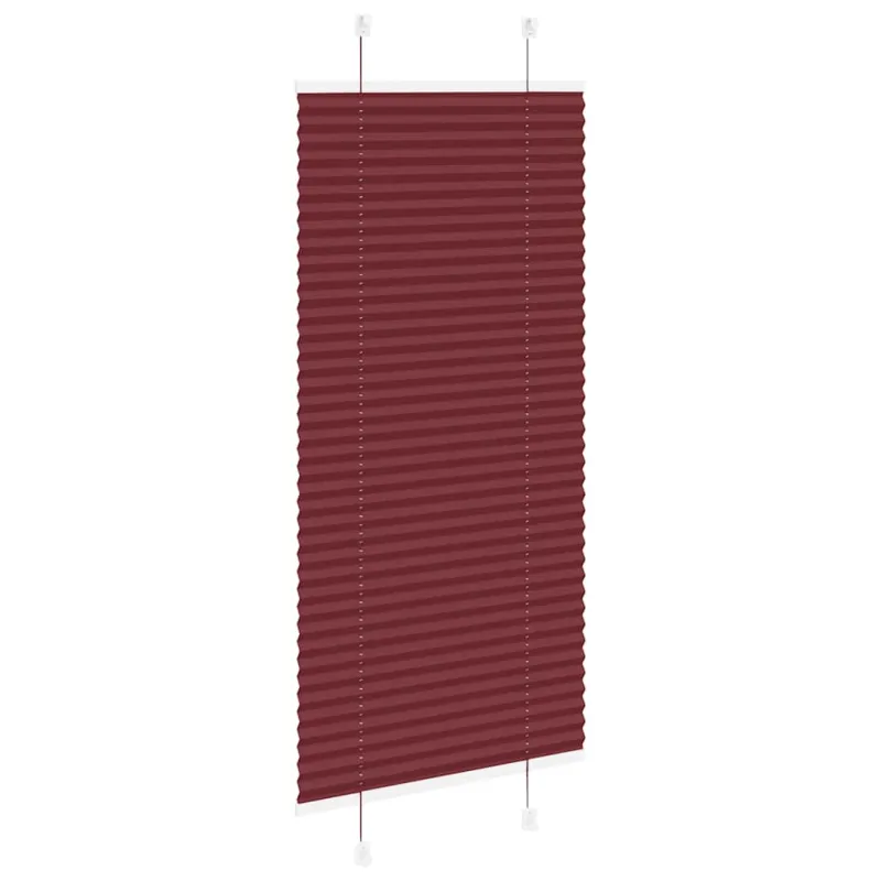 Klostuotos žaliuzės, bordo spalvos, 55x150 cm, audinys, plotis 54,4 cm, poliesteris
