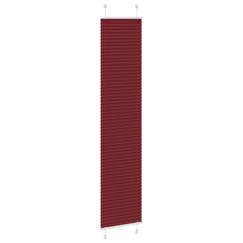 Klostuotos žaliuzės, bordo spalvos, 50x200 cm, audinys, plotis 49,4 cm, poliesteris