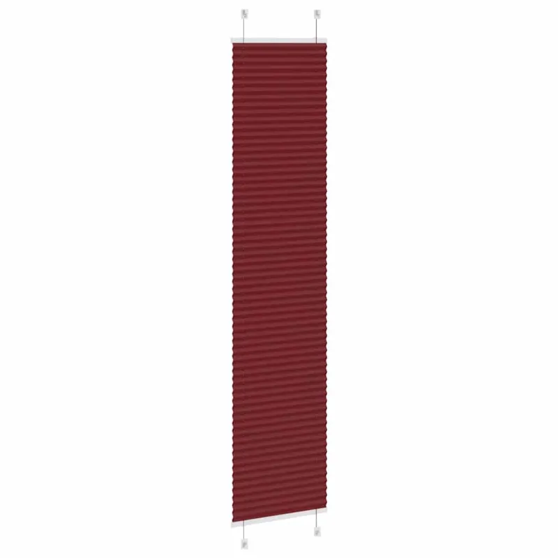 Klostuotos žaliuzės, bordo spalvos, 50x200 cm, audinys, plotis 49,4 cm, poliesteris