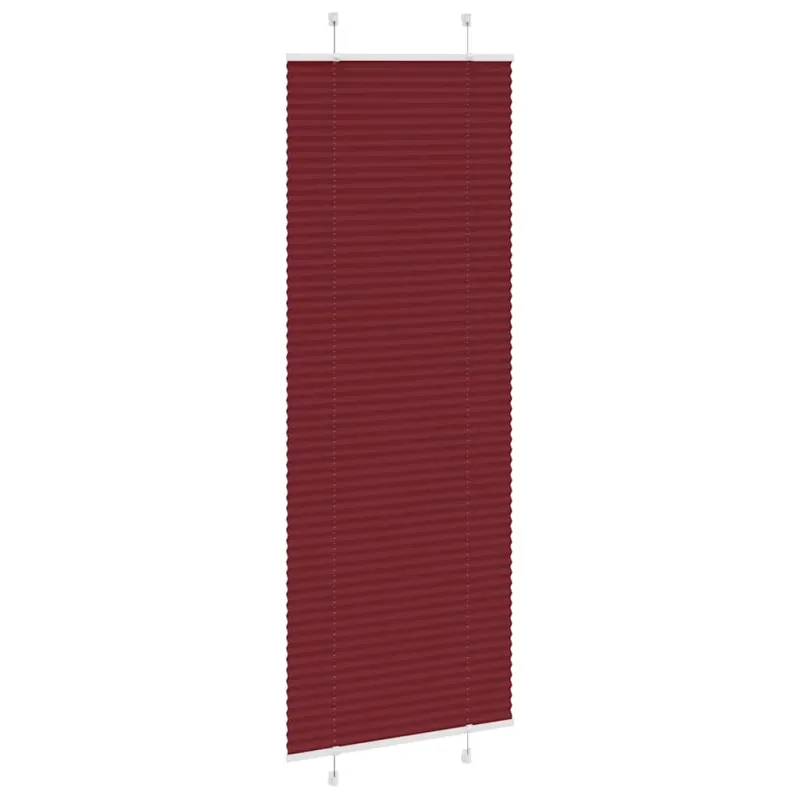Klostuotos žaliuzės, bordo raudonos, 80x200 cm, audinys, plotis 79,4 cm, poliesteris