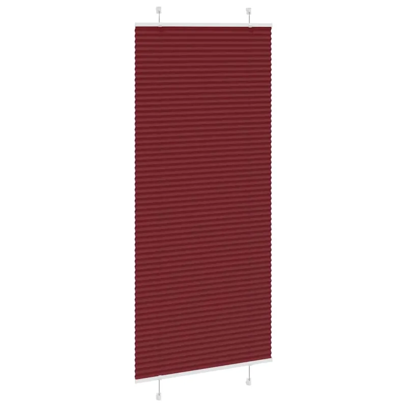 Klostuotos žaliuzės, bordo spalvos, 100x200 cm, audinys, plotis 99,4 cm, poliesteris