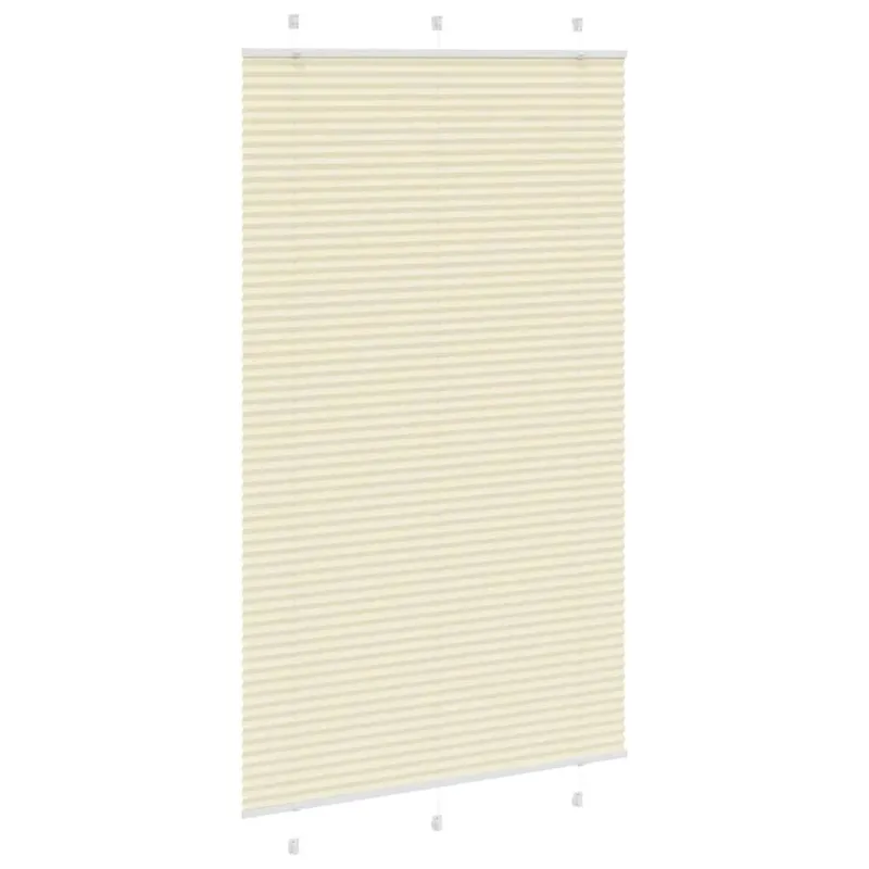 Klostuotos žaliuzės, kreminės spalvos, 115x200 cm, audinys, plotis 114,4 cm, poliesteris