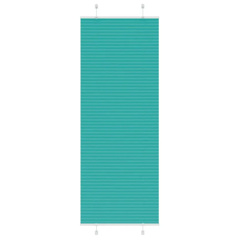 Klostuotos žaliuzės, petroletiškai žalios, 70x200 cm, audinys, plotis 69,4 cm, poliesteris