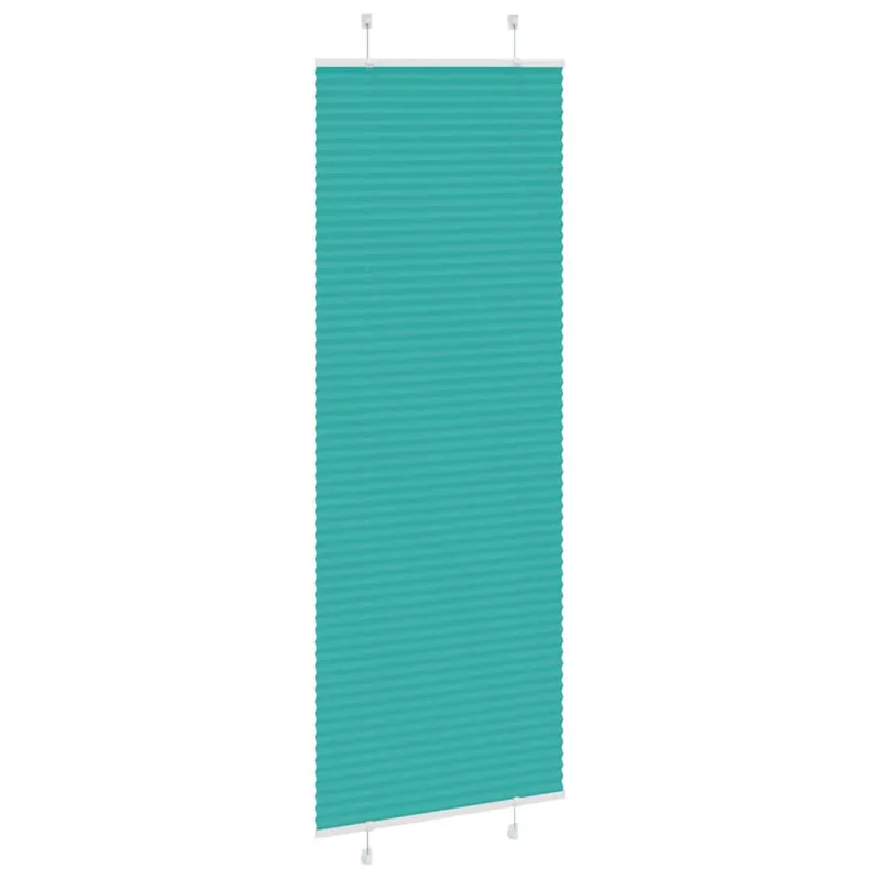Klostuotos žaliuzės, petroletiškai žalios, 70x200 cm, audinys, plotis 69,4 cm, poliesteris