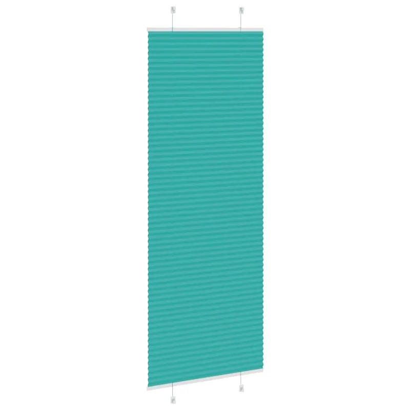 Klostuotos žaliuzės, petroletiškai žalios, 75x200 cm, audinys, plotis 74,4 cm, poliesteris