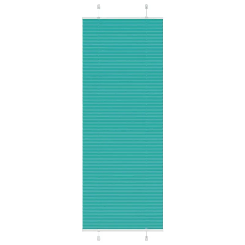 Klostuotos žaliuzės, petroletiškai žalios, 80x200 cm, audinys, plotis 79,4 cm, poliesteris