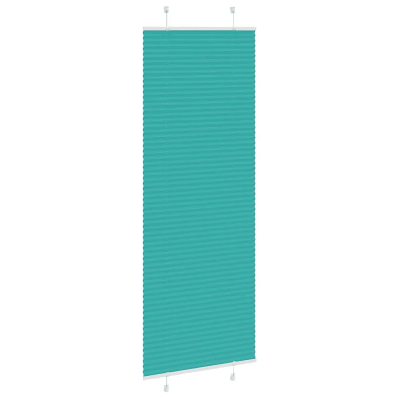 Klostuotos žaliuzės, petroletiškai žalios, 80x200 cm, audinys, plotis 79,4 cm, poliesteris