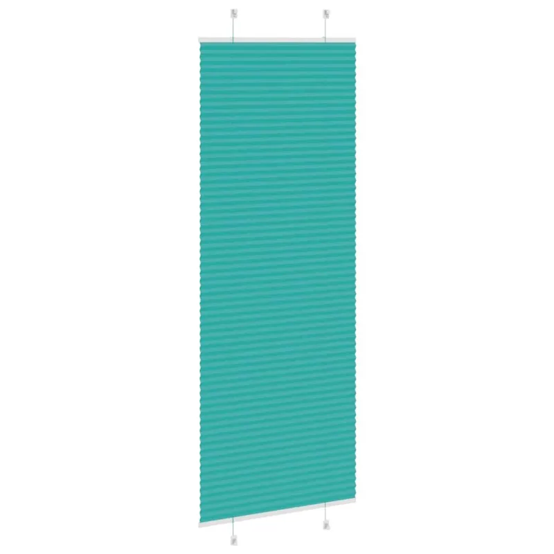 Klostuotos žaliuzės, petroletiškai žalios, 80x200 cm, audinys, plotis 79,4 cm, poliesteris