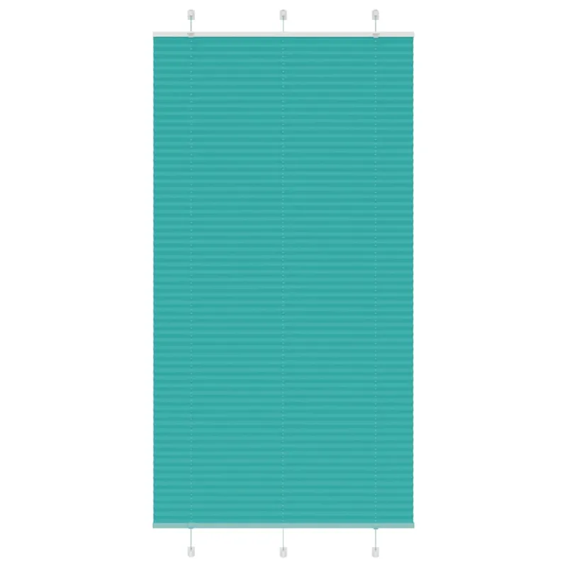 Klostuotos žaliuzės, petroletiškai žalios, 110x200 cm, audinys, plotis 109,4 cm, poliesteris