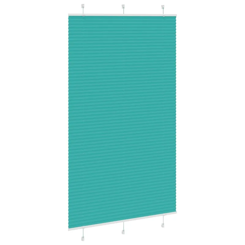 Klostuotos žaliuzės, petroletiškai žalios, 120x200 cm, audinys, plotis 119,4 cm, poliesteris