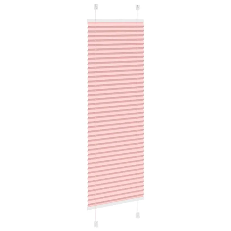 Klostuotos žaliuzės, rožinės, 40x100 cm, audinys, plotis 39,4 cm, poliesteris
