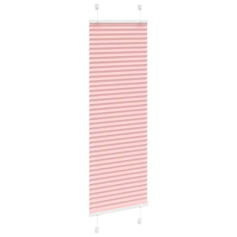 Klostuotos žaliuzės, rožinės, 50x100 cm, audinys, plotis 49,4 cm, poliesteris