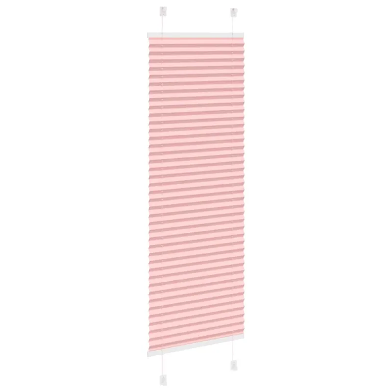 Klostuotos žaliuzės, rožinės, 50x100 cm, audinys, plotis 49,4 cm, poliesteris
