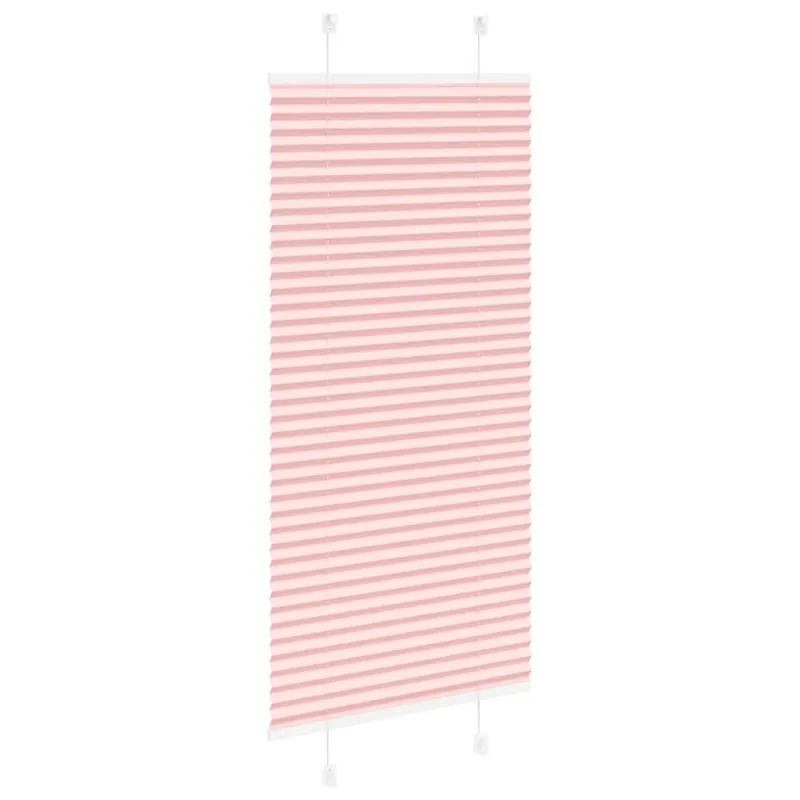Klostuotos žaliuzės, rožinės, 55x100 cm, audinys, plotis 54,4 cm, poliesteris