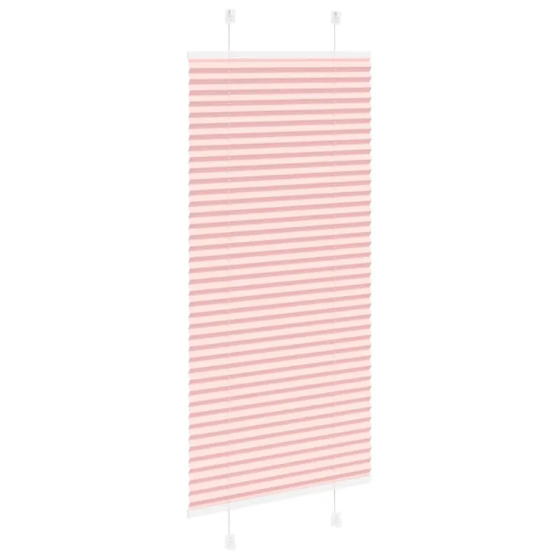 Klostuotos žaliuzės, rožinės, 55x150 cm, audinys, plotis 54,4 cm, poliesteris