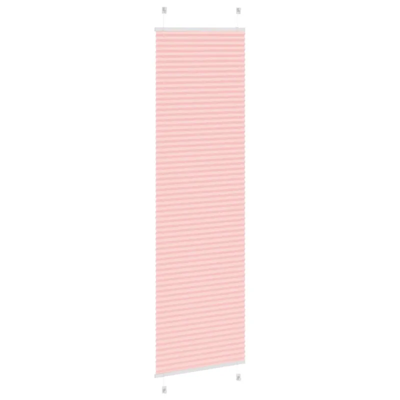 Klostuotos žaliuzės, rožinės, 55x200 cm, audinys, plotis 54,4 cm, poliesteris