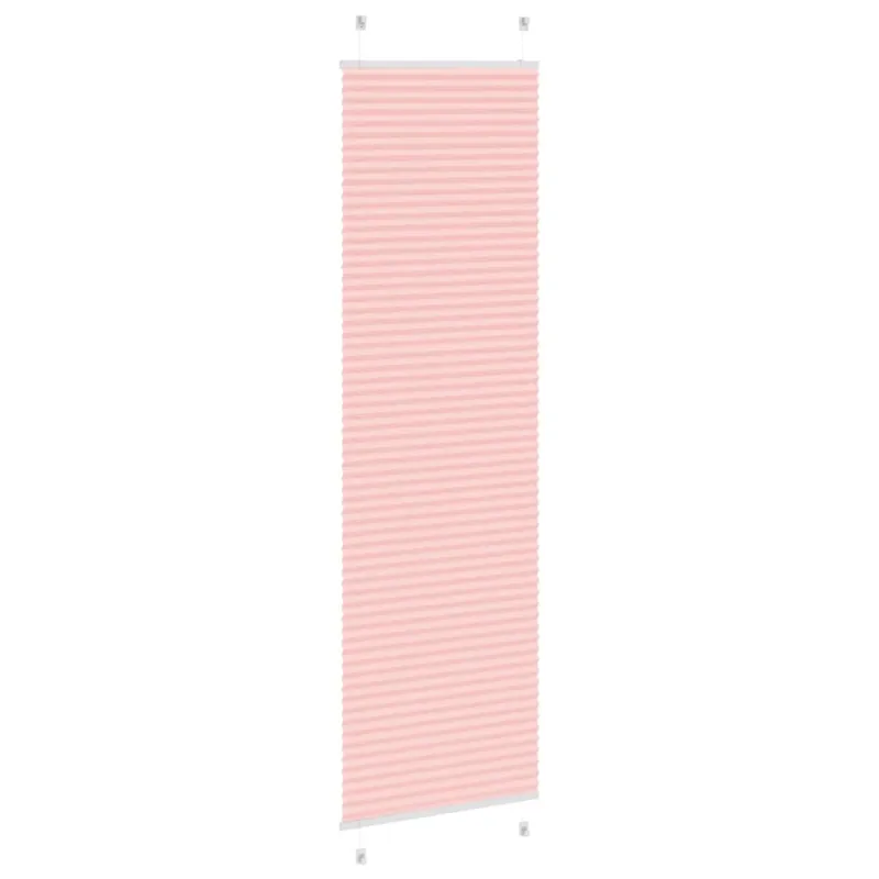 Klostuotos žaliuzės, rožinės, 60x200 cm, audinys, plotis 59,4 cm, poliesteris